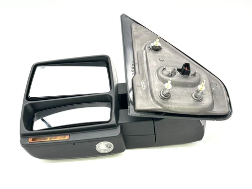2004-2008 FORD F-150 DRIVER LEFT SIDE HEATED VIEW MIRROR DUAL ARM BLACK OEM