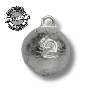 3oz Cannonball Sinkers: up to 50pk/9.37lbs | Handcrafted By Down Riggers ,LLC