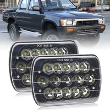 Brightest Pair For Toyota Pickup 1982-1995 Truck 5x77x6 Led Headlights H4 Beam