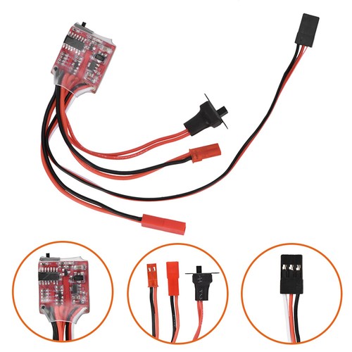 Brushed ESC 320A Electronic Speed Controller With Brake For RC Car Boat - Picture 3 of 7