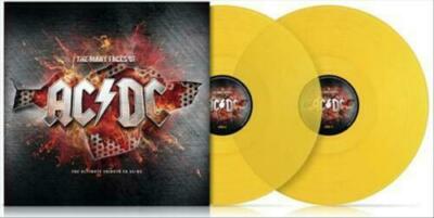 The Many Faces of AC/Dc Yellow Vinyl 2 LP Gate Fold New Factory Sealed AC DC