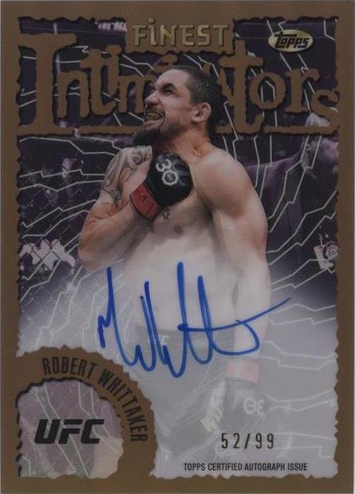 2024 Topps Finest UFC - Robert Whittaker #IA-RWH - 1 of 1