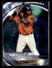 2020 Bowman Draft #GOG-ML Marco Luciano Glimpses of Greatness card
