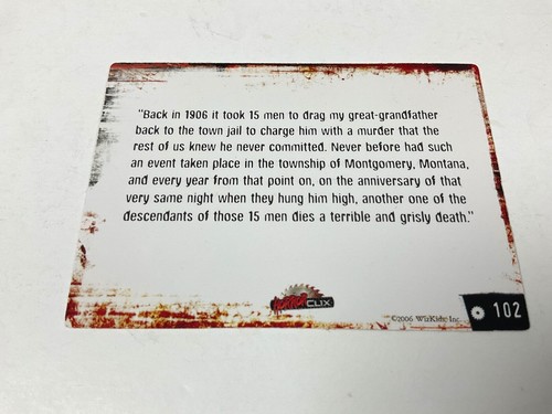 HorrorClix Game *Lynch Ghost 102* Card & Figure Spirit Ghoul Monster Token Piece - Picture 6 of 6