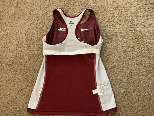 Nike Womens FSU Seminoles ACC Pro Elite Running Singlet Size Medium 825132-xxx - Picture 7 of 11