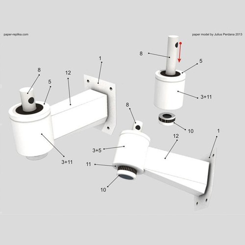 1x Dummy Surveillance Camera Model Blinks Light Camera Alarm R1M3 System Y4I8 - Afbeelding 6 van 11