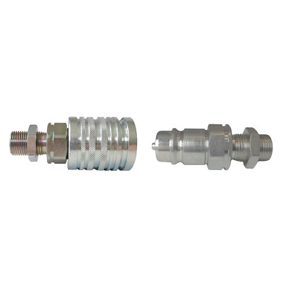 Hydraulik Schnellkupplung Stecker Muffe Steckkupplung Schott metrisch schwer