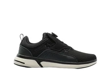 [E94991] Mens Peak Taichi Papa Slip-On Wire Lace Lock Black Pecan Casual Loafers