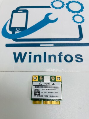 Carte réseau demi MINI PCI-E sans fil pour Dell Latitude, carte