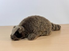 Vintage 1976 Plush Stuffed Hand Puppet Raccoon Furry Folk By Golden Crown
