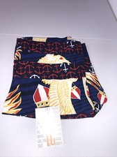 TC Tall And Curvy Lularoe Leggings 4th Of July Eagles And Anchors NWOT New