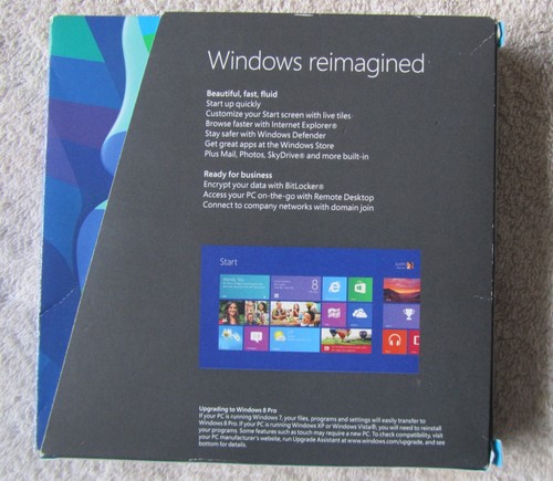 Microsoft Windows 8 Pro, version complète au détail, DVD 32 et 64 bits, clé de produit, certificat d'authenticité - Photo 4/9