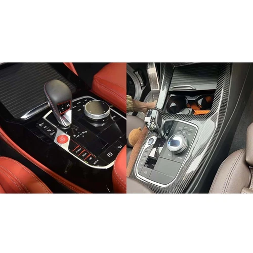 Real Carbon Fiber Center Console Panel Cover Kits fit For BMW G01 X3 X4 X3M X4M - Bild 10 von 10