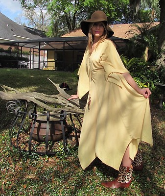 fitted lace wedding dress 60s Hippie Costume