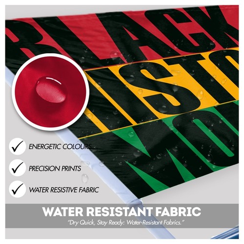 Black History Month einseitige Autofensterflagge 10,5"x15" Premium Fensterfahne - Bild 5 von 5
