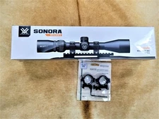 Vortex Sonora 4-12x44 Rifle Scope Dead Hold BDC SON-412 with Vortex Hunter Rings
