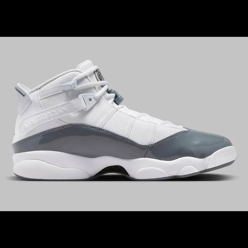 Nike Air Jordan 6 Rings Cool Gray White 322992-121 Men's Nike Air Jordan 6 Rings Cool Gray White 322992-121 Men's