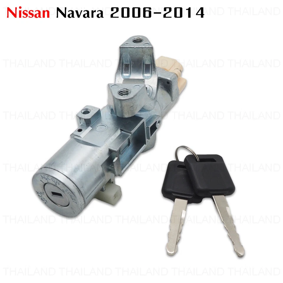 For Nissan Navara D40 2006 - '14 Ignition Switch Starter + Keys Steering - image 3 of 4