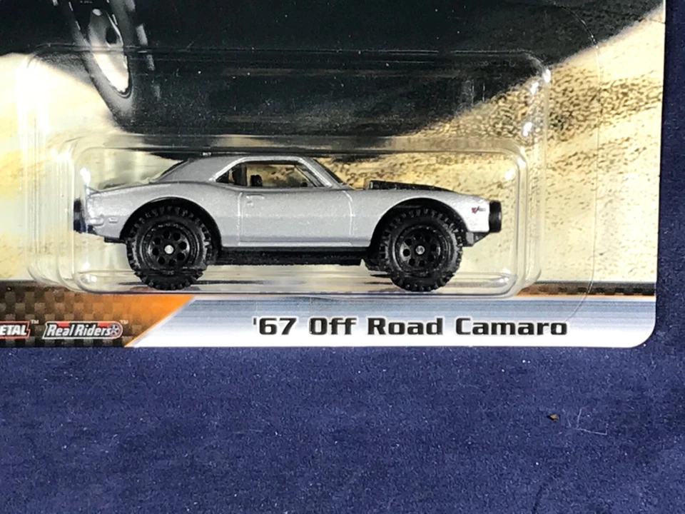 D4-10 HOT WHEELS REAL RIDERS - METAL/METAL - ‘67 OFF ROAD CAMARO -FAST & FURIOUS - Image 2 of 4