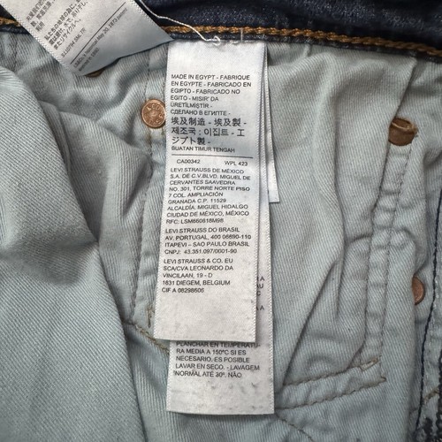 Levis Premium Mens 512 Big E Reissue Jeans Slim Tapered Size 32x32 - Picture 9 of 9