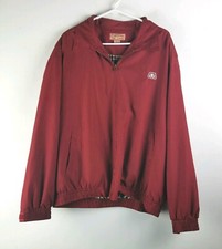 Vtg Pioneer Seed Jacket Coat Sz XL Maroon Embroidered logo Farm Ag
