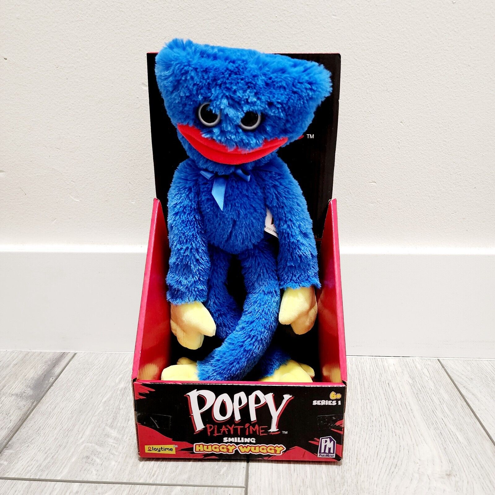 Poppy Playtime Plush 14 inch Face-Changing Huggy Wuggy (Series 1) 