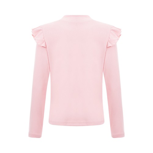 Kids Girls T-Shirt Basic Top Solid Color Tee Birthday Party Undershirt Plain - Picture 34 of 61