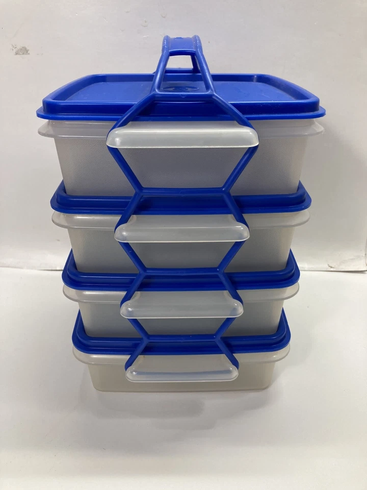 Contenedores sándwich Tupperware vintage 1363-17/18/19/20 1362-17/18/19/20 1365-10 Foto 2 de 4