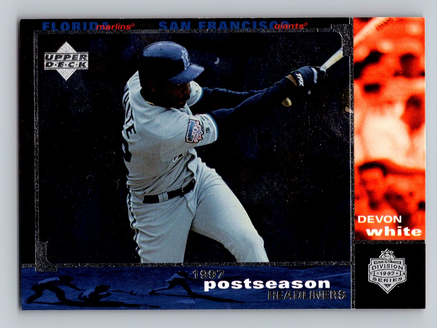 Devon White 1998 Upper Deck #418 Florida Marlins