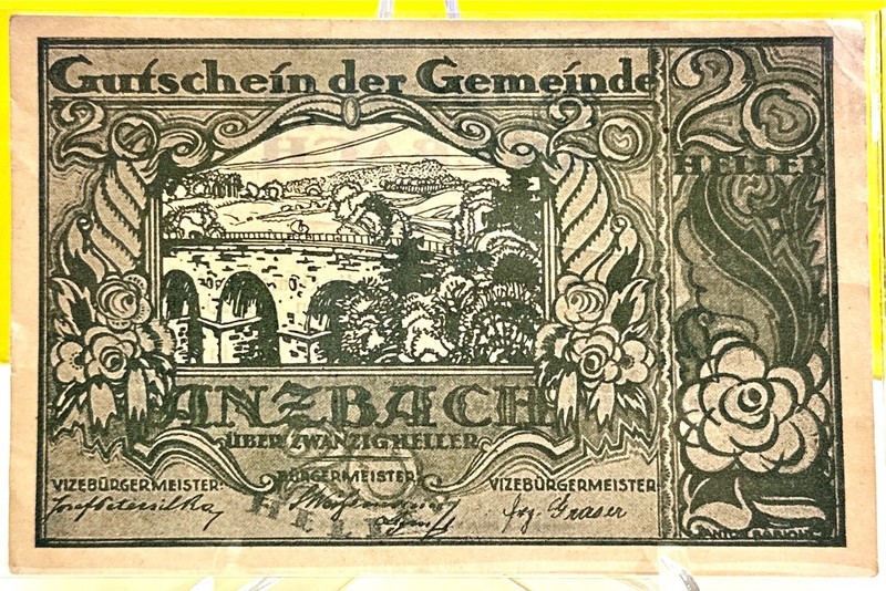 GUTSCHEIN ANZBACH 1920 - 20 Heller - NT1177