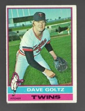 1976 Topps Dave Goltz Minnesota Twins #136 Excellent
