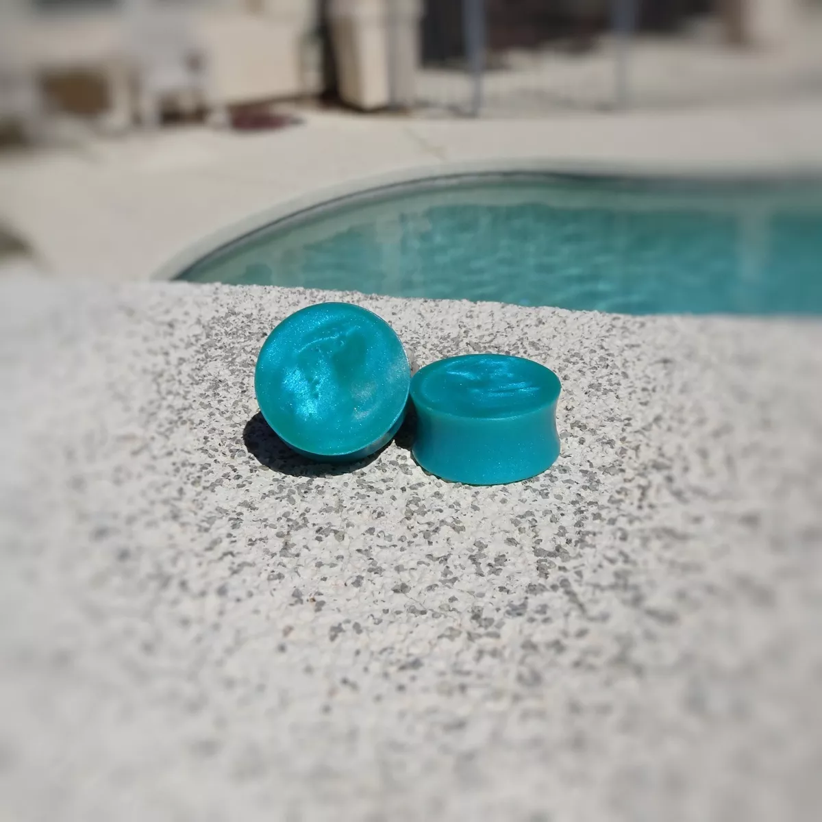 Turquoise ear plugs deals