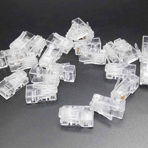 100 PCS Cat6 Connector Cat6 Pass Through Connectors - Afbeelding 8 van 11
