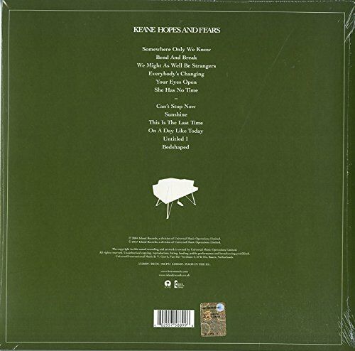 Keane - Hopes and Fears 20 LP - uDiscover Music