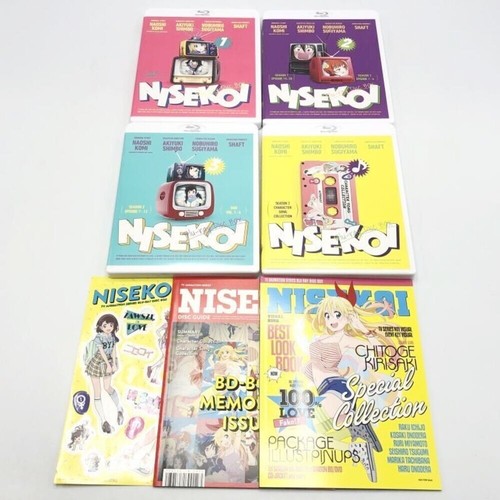 Nisekoi Blu-ray Disc Box Set Complete Limited Guide Visual Book Aniplex - Picture 5 of 6