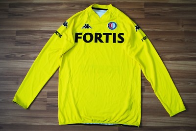 FEYENOORD GOALKEEPER FOOTBALL SHIRT 2005-2006 JERSEY LONGSLEEVE KAPPA YELLOW XL