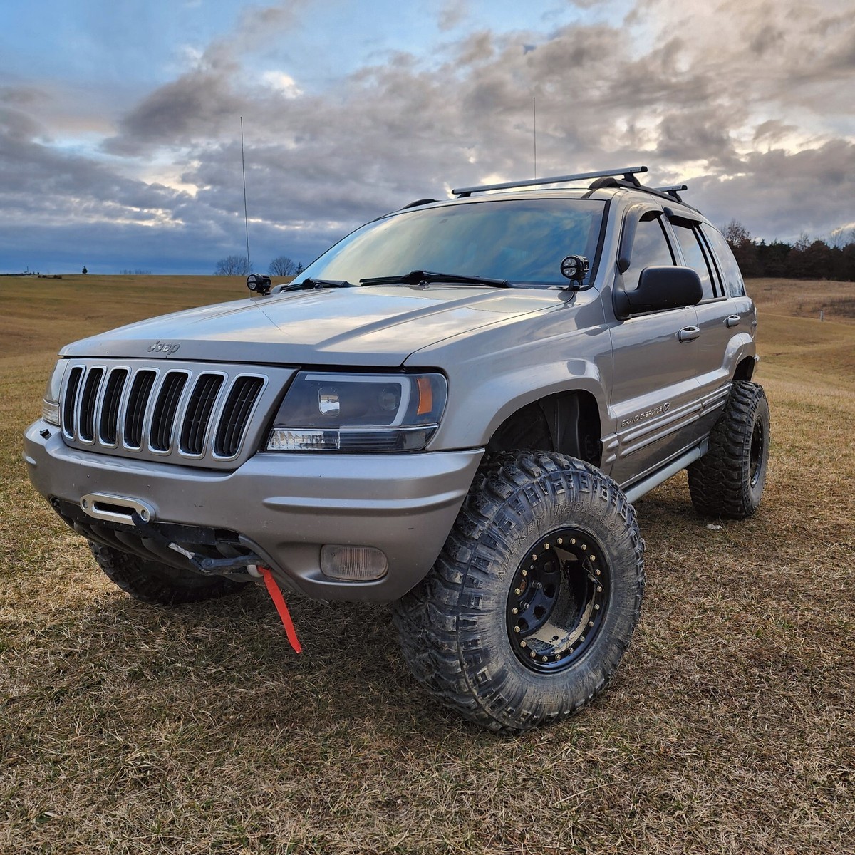 No Drill Bolt On Pillar Ditch Light Brackets 99-04 Jeep Grand