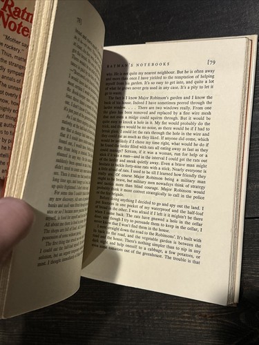 RATMAN'S NOTEBOOKS by Stephen Gilbert 1st US Edition 1969 Willard Horror - Picture 11 of 11