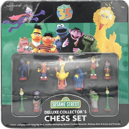 NEU SELTEN Sesamstraße Schachspiel Deluxe Sammlerdose Elmo, Bert, Ernie, Oscar - Bild 7 von 12