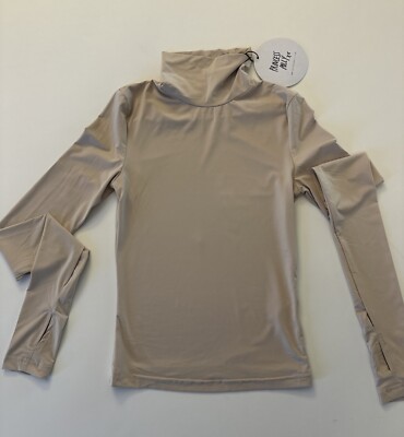Princess Polly ELYSIUM Beige Long Sleeve Top Turtleneck Size 0 - New with Tag