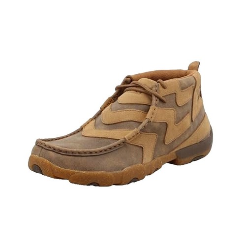 Twisted X Wedge Sole 4” EcoTWX Tweed Moc Toe Boot Brown  display picture 1