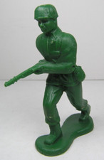 Greenbrier Plastic Green Army Man Soldier Toy Figure 3.5" Tall China