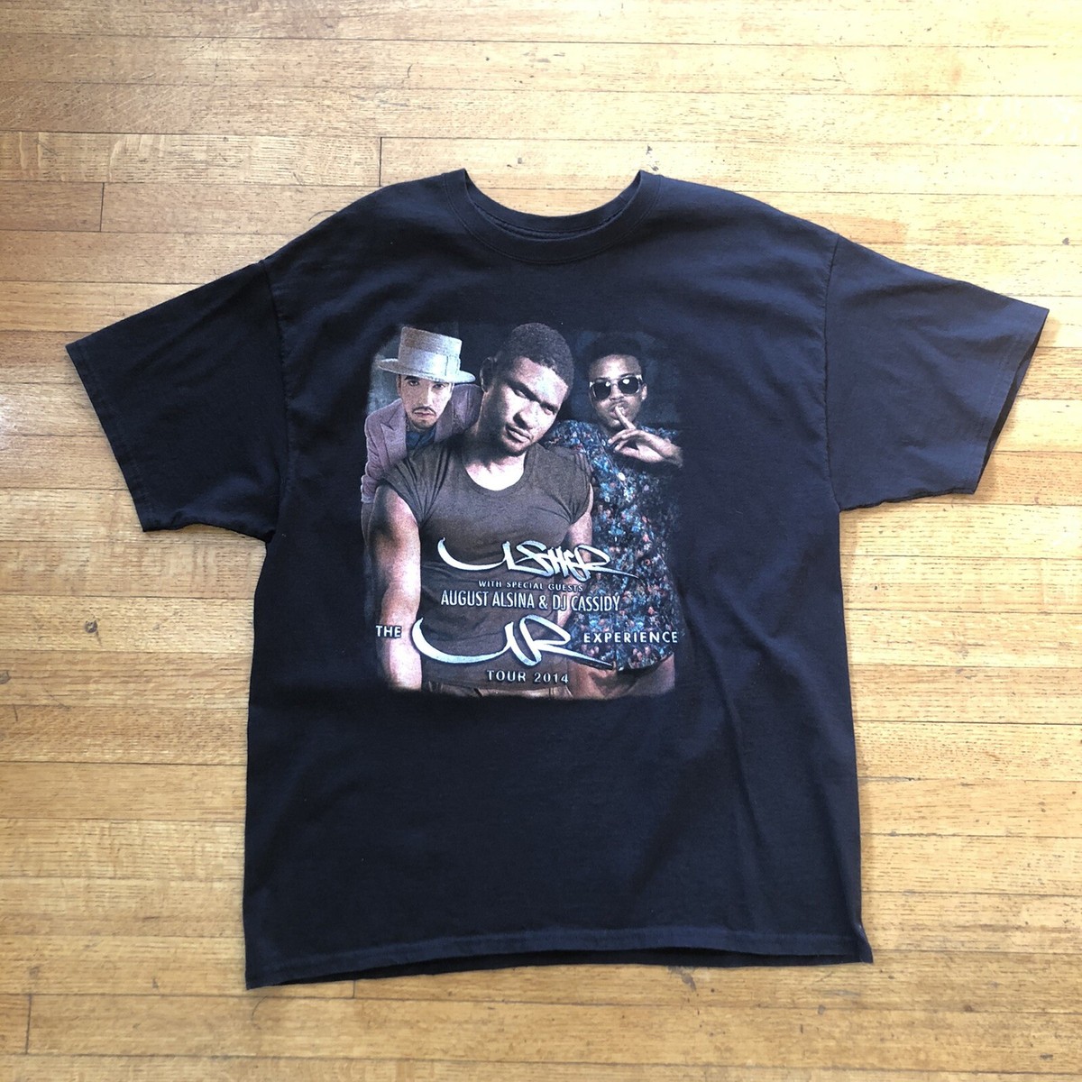 Vintage USHER Tour T Shirt Rap Tee Size XL | eBay