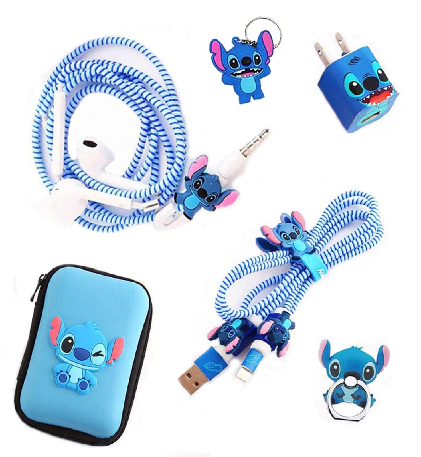 YZFDUI DIY Protector Stitch Set Data Cable USB Charger Data Line Earphone Wir...