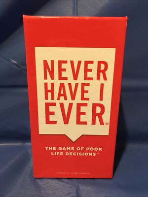Never Have I Ever: The Game of Poor Life Decisions Adult Party Card Game