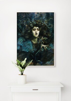 Alice Pike Barney: Medusa (Laura Dreyfus Barney). Giclée Museum Geschenk Fine Art