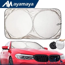 Foldable Car Windshield Sun Shade Front Visor Truck Van UV Block Cover Protector