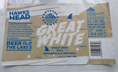  Craft Can Bierverpackung - GREAT WHITE - HAWKSHEAD BREWERY - UK