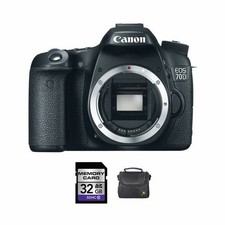 Canon EOS 70D DSLR Camera 32GB Case