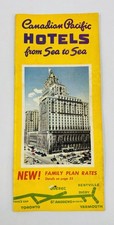 VTG 1954 Canadian Pacific Hotels From Sea to Sea Brochure Royal York Frontenac